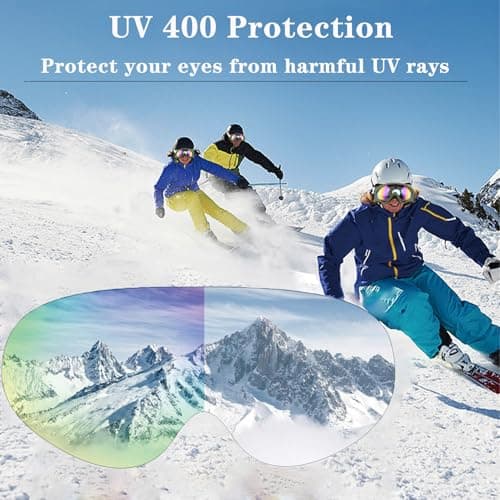 Ski Goggles Snowboard Goggles for Men Women Kids UV Protection Goggles — view 4