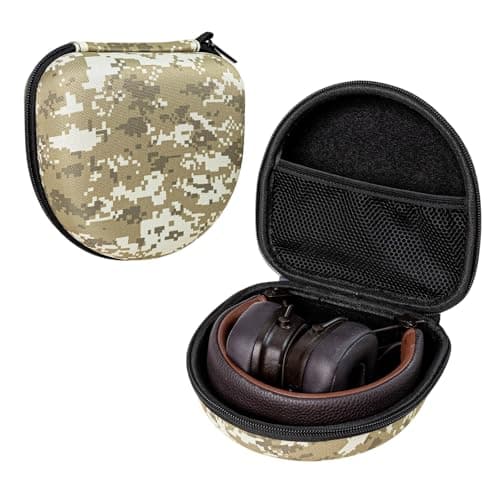 Heavy Duty Headphone Travel Case Organiser Bag Design with Shock Absorbing Shell and Soft Interior Space Shockproof Carrying Case — view 5