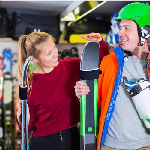 Adjustable Ski Straps With EVA Padding – 4-Piece Fastener Wraps — view 2