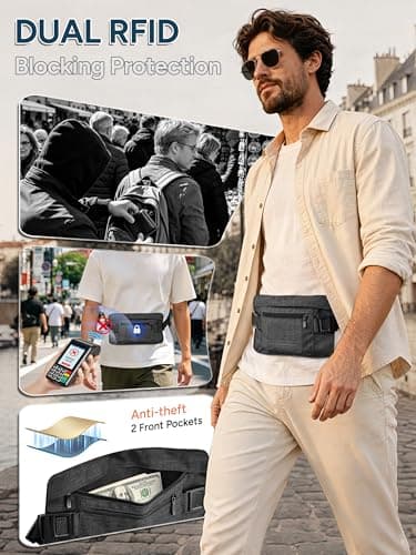 travel inspira Travel Money Belt, Passport Holder, Bum Bag, Travel Wallet — view 2