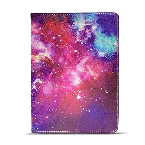 Universal 10 Inch Tablet Case Cover - Premium PU Leather 360 Degree Rotating Stand Folio Wallet Case + Free Stylus — view 2
