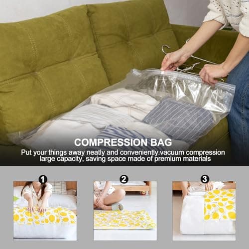 Vacuum Storage Bags with Pump Set, Plastic Space Saver Bags — view 6