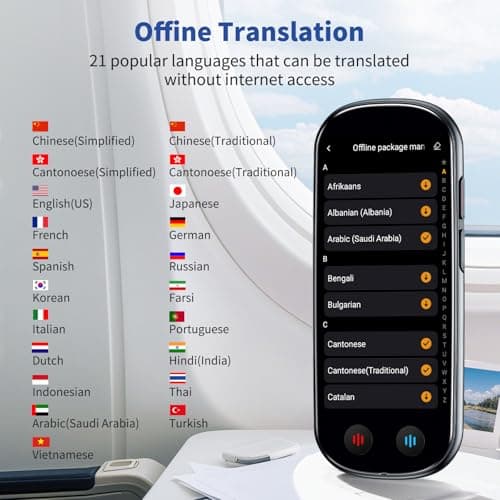 Language Translator Device No WiFi Needed, Upgraded ChatGPT Ai Translator — view 3