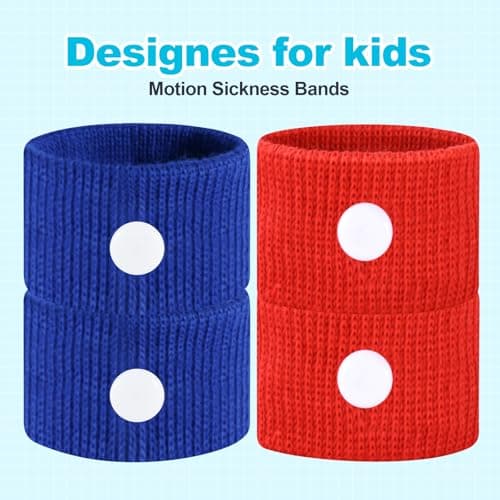Motion Sickness Bands for Kids, Travel Sickness Relief Wristbands, Anti-Nausea Bands for Morning Car Sea Sickness… — view 2
