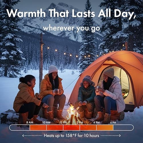 MAVIÉ Air-Activated Hand Warmers 10Pcs, Instant Heat Packs for Outdoor Activities, Up to 10 Hours of Warmth, Portable Single-Use for Camping, Skiing, Hiking, Jogging & Cold Weather Travel — view 4
