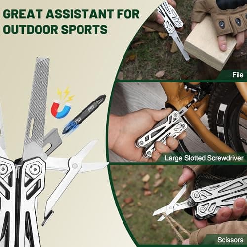 Mossy Oak 22-in-1 Pocket Multi Tool Pliers, Metallic — view 5