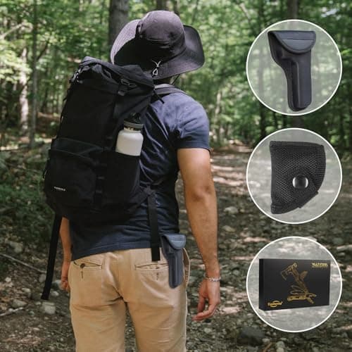 Embedo Multi-Tool Axe, Camping Multitool Accessories, Foldable 15 in1 Multitool Survival Equipment, Gift for Birthday/Father’s Day/Valentines, Gadgets for Men Outdoor, Camping, Hiking, Simple Repair — view 3