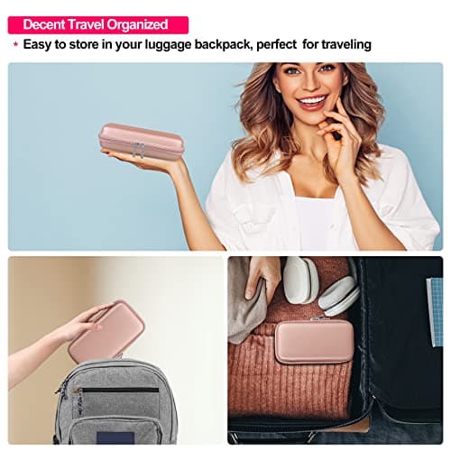 Elonbo EpiPen Carrying Case, Travel Medicine Kit for 2 Epi Pens, Rose Gold — view 6