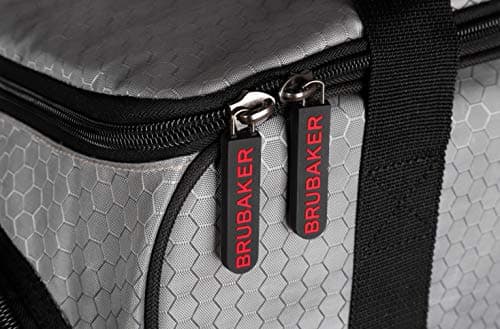BRUBAKER SuperTec Ski Boot Bag Helmet Bag Backpack with Shoe Compartment - Silver Red — view 5