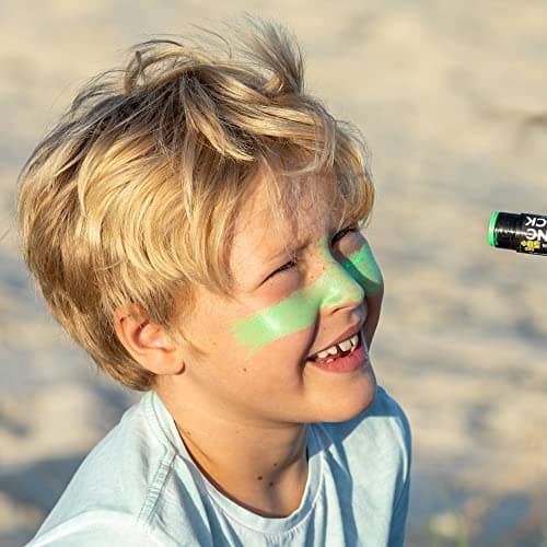 Sun Zapper Zinc Stick - Green Colour Sunblock Stick SPF 50+ Zinc Oxide Face Mineral Sun Cream Made in Australia — view 5