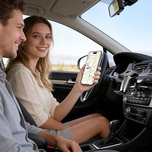 Car Holder For Phone With Music Slot Adjustable Automatic Clamp — view 4
