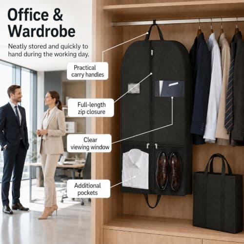 Suit Bags, Suit Covers, Professional Attire Storage for Business Travel — view 3