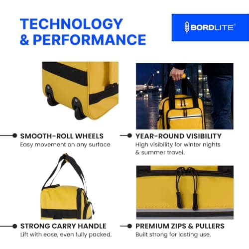 Bordlite Ryanair 40x20x25cm Cabin Backpack on Wheels – Lightweight 2 in 1 Trolley Bag & Rucksack (20L) – Fits Ryanair Free Hand Luggage Allowance — view 2