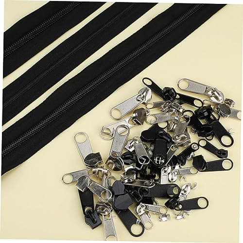 ULDIGI 87pcs Zipper Replacement Sliders Kit Zipper Repair Tool for Clothing Purses Backpack Luggage and Clamps for DIY and Backpacking Accessories — view 4