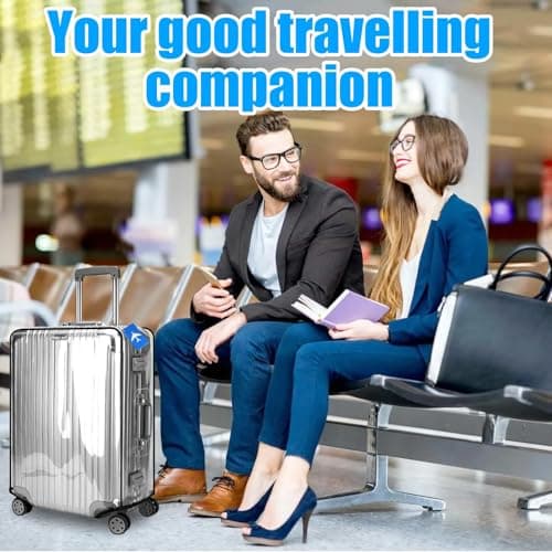 TESSTSY Suitcase Covers for Luggage, 28 inch Transparent PVC Suitcase Cover — view 5