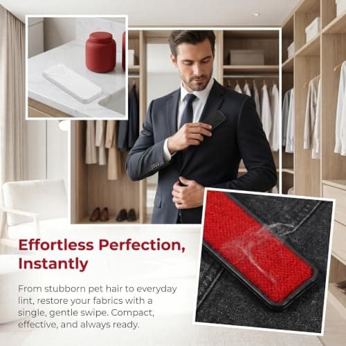 Foldable Lint Brush 6pcs Plastic Clothes Dust Remover — view 3