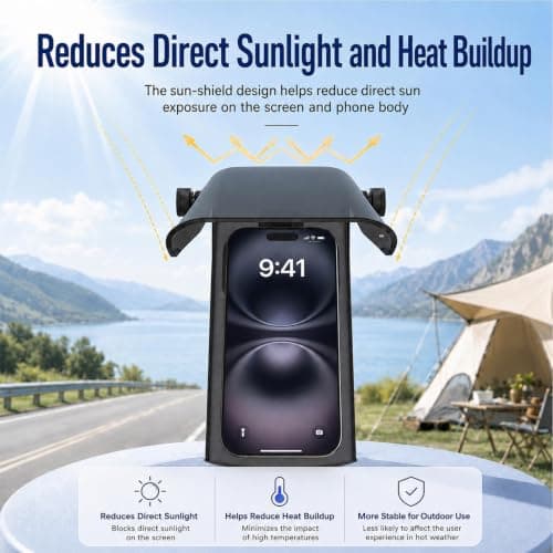 Generisch Smartphone Sun Visor Magnetic Quick Release Anti-Glare — view 5
