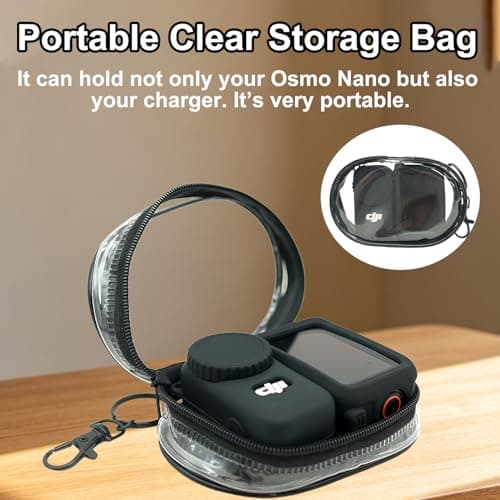 Silicone Case Screen Protector Mini Bag Shell compatible for DJI Osmo NANO — view 6