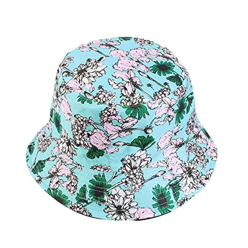 Unisex Double Sided Wear Reversible Fishing Hat Made of Twill Canvas Sun Protection Hat for Fishing Hiking Travel One Size, blue, One Size — view 3