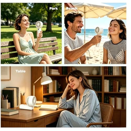 Neuonn Handheld Fan, Fast Speed 4000mAh for 10H+, Lightweight Fan — view 6