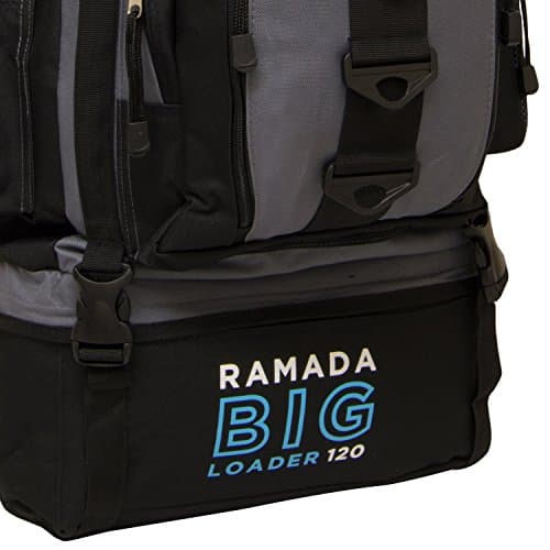 Andes Black/Grey Ramada 120L Extra Large Hiking Camping Backpack/Rucksack Luggage Bag — view 5