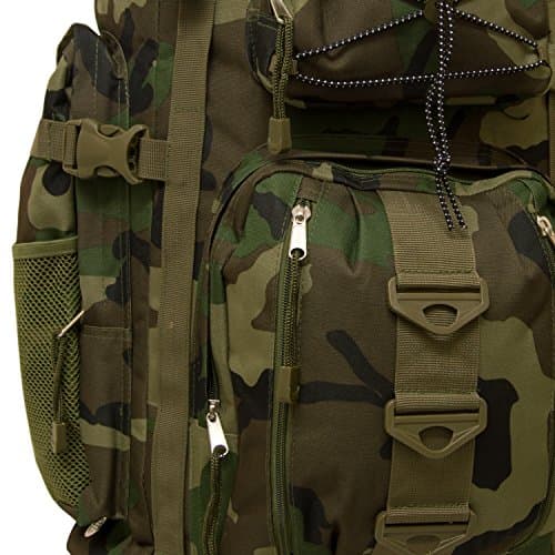 Andes Camouflage/Camo Ramada 120L Extra Large Hiking Camping Backpack/Rucksack Luggage Bag — view 6