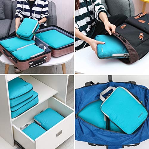 Gonex Compression Packing Cubes, 4-Piece Expandable Travel Organisers — view 4