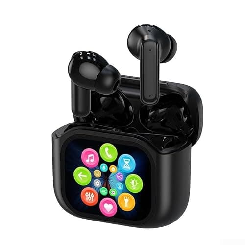 for mini Wireless Earbuds Pocket Size Black White Orange for(black) — view 4