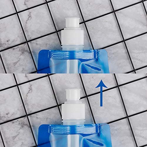 WBCBEC 4 Pieces Collapsible Water Bottle Reusable Drinking Water Bottle — view 4