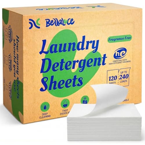 BellaLuce Laundry Detergent Sheets, Fragrance Free, 240 Loads — view 2