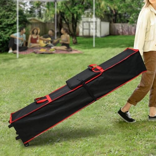 Sharplace Canopy Tent Wheeled Carry Bag Storage Bag with Wheels Practical Premium Multifunctional Durability Easy Carrying Waterproof, 132cmx25.4cmx25.4cm — view 5