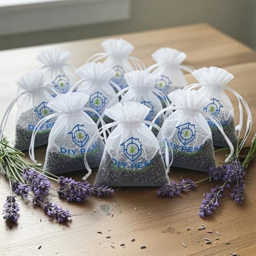 DIY Pest Lavender Clothes Moth Bags – Pack of 10x 7g Sachets, Wardrobe & Drawer Protection for Wool, Cashmere & Fabrics, Long-Lasting Freshness — view 6