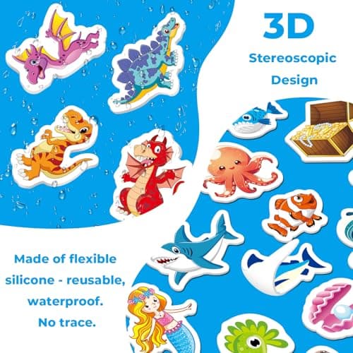 Kalysky 6 Pack Reusable Jelly Sticker Books for Toddlers 2-6 Girls Boys — view 6