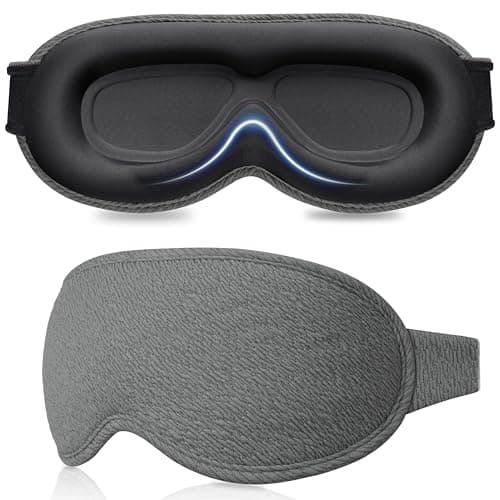 Gritin 100% Blackout Sleep Masks for Women & Men - Zero Eye Pressure Mask