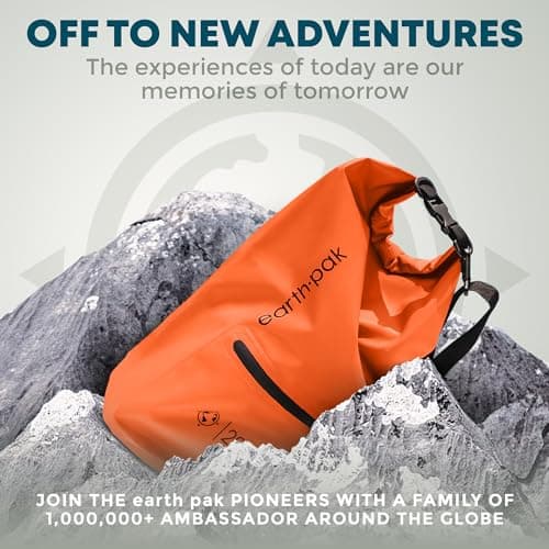 Waterproof Dry Bag - 20L Roll Top with Zip Pocket for Kayaking and Boating — view 5
