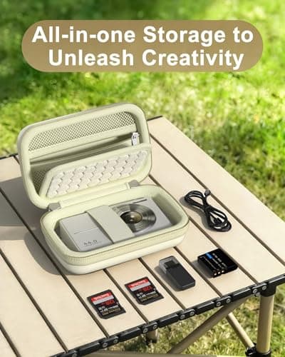 ProCase Digital Camera Case for IXNAIQY/Kodak PIXPRO FZ55/FZ45 -Cream — view 5