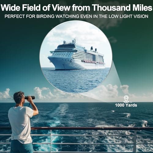 Aurosports 15x56 Binoculars for Adults High Power Back — view 6
