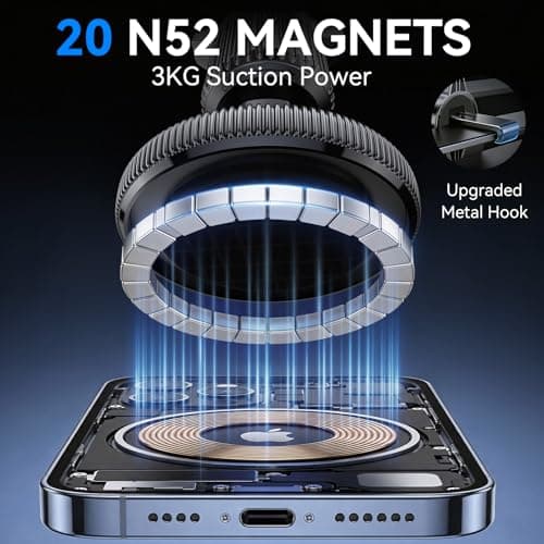 GizmoVine MagSafe Car Mount, Magnetic Car Phone Holder for iPhone 12-17 — view 2
