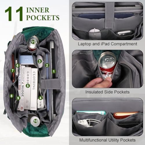 APXEL Laptop Bag Briefcase for Women Large Laptop, 15.6 inch Teacher Bag — view 5