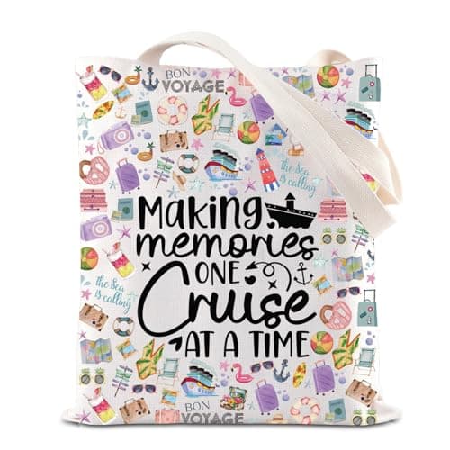 FOTAP Cruise Vacation Shoulder Bag Summer Vacation Gift Beach Life Gift Beach Life Gift Family Vacation Cruise Gifts (MAKING MEMORIES UK)