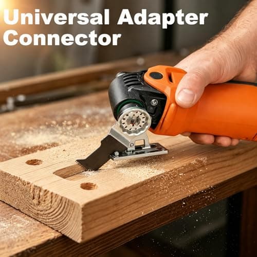Guttiuaa 4 Pcs Universal Oscillating Saw Blade Adapter, Metal Adapter Compatible with Most Oscillating Multi-Tools for DIY Projects and Woodworking — view 5