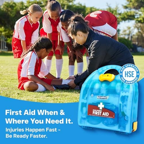 Astroplast Hospital Grade 1-50 Person HSE Compliant First Aid Kit - Premium Integrated Carry Handle & Wall Mountable - Ideal for Home, Wokplace, Sports - Mezzo First Aid Box — view 5