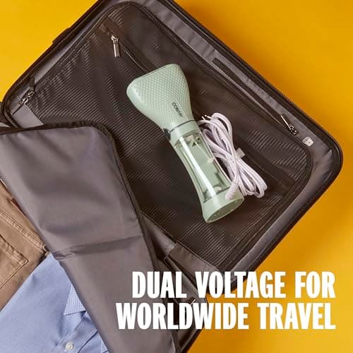 Conair Extreme Steam Handheld Clothes Steamer, 90ml detachable water tank, Fast 35 second heat up, Lightweight Travel Garment Steamer, Worldwide Use, Pink, GSC24PKU, UK Plug — view 4