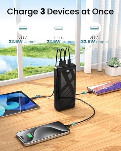 22.5W Fast Charging Power Bank 27,000mAh Portable Charger — view 4