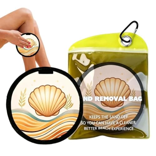 Sand Eraser for Beach Reusable Waterless with Carabiner Clip — view 6