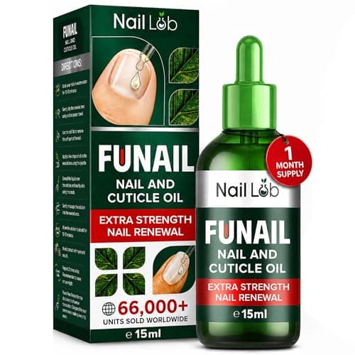NAIL LAB Premium Fu Nail Elixir for Toenails - 15 ml Small | Travel Size | Extra Strong Nail Care Strengthener | Contains Tea Tree Oil | Repair Damaged Nails & Cuticles | Anti-Fungus Supplies