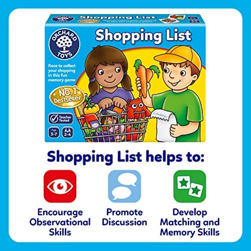 Orchard Toys Shopping List Game, Matching Family Board Game for Kids Age 3+ — view 6