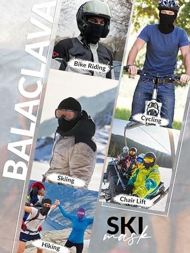 Love My Fashions® Balaclava Ski Face Mask for Men - Lightweight for Snowboarding Motorcycle Cycling Skiing Headwear Wind & UV Protection Unisex Helmet Purple — view 5