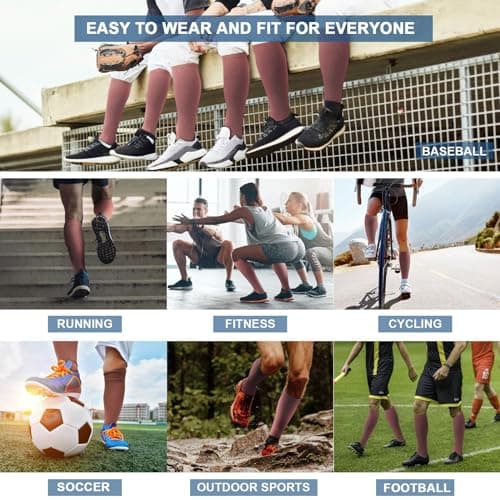 DRESHOW Compression Socks For Men & Women 3/7 Pairs is Best Support for Athletic,Running, Flight Travel,Cycling — view 2