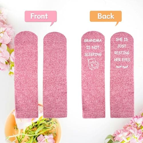 ONEHAUS Cool Funny Socks for Women, Grandma Gifts Ideals Great,Unique Mother Gifts Socks, Best Mother's Day Gifts from Grandson Granddaughter — view 5